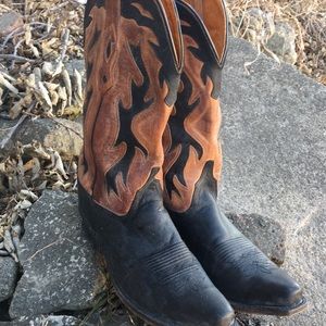 Old west cowboy boots